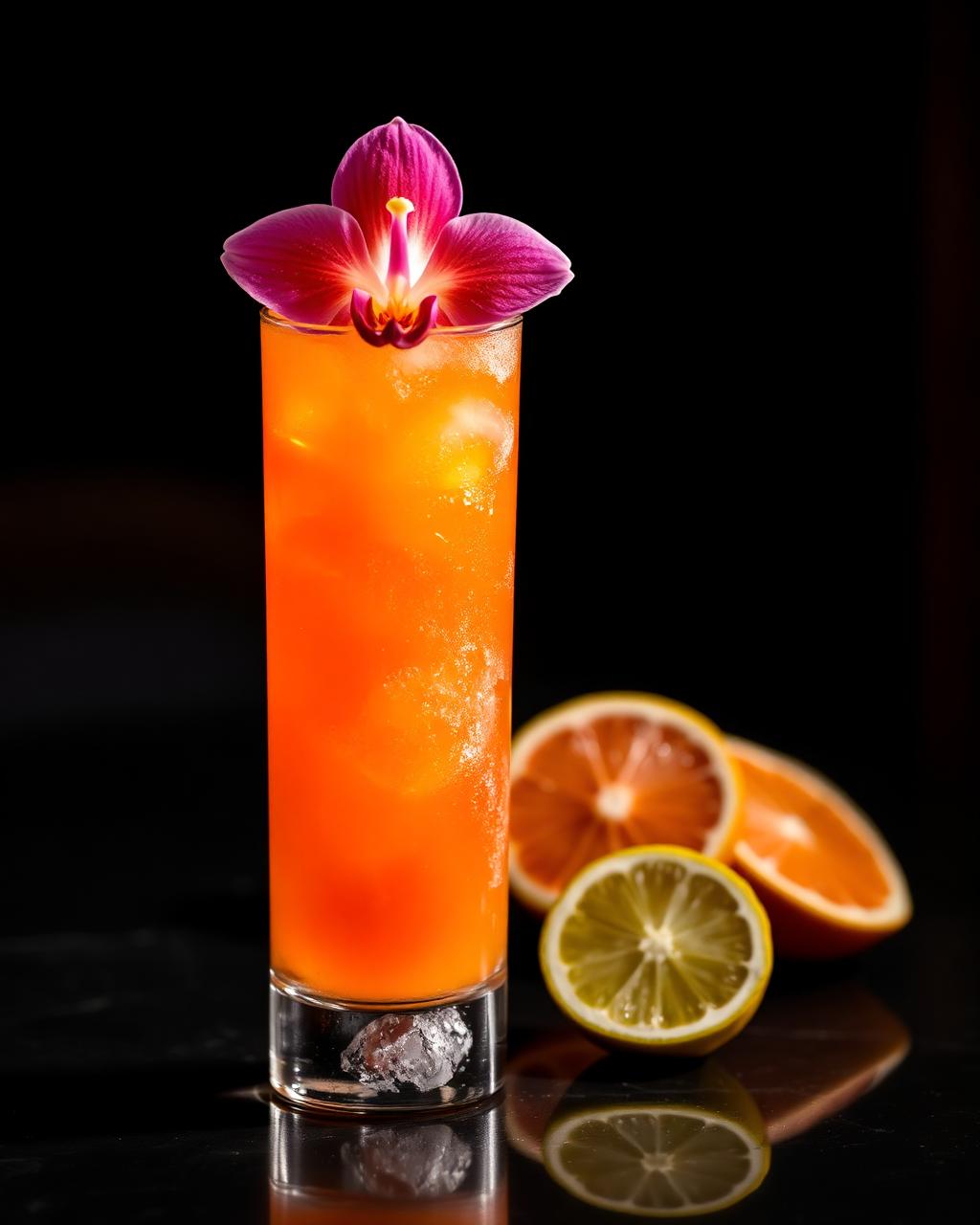 Sunset Feather cocktail